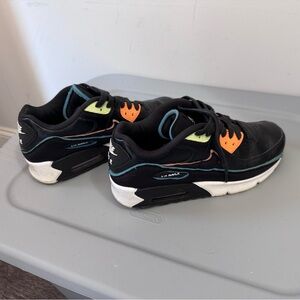 Nike Air Max Black Sneakers with Color Accents